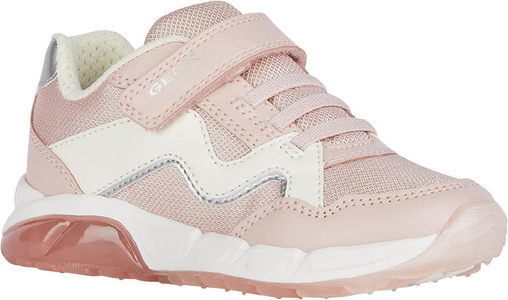 Geox Mädchen J Spaziale Girl A Sneaker 30 EU Lt Rose Lt Ivory, 30 EU Lt Rose Lt Ivory