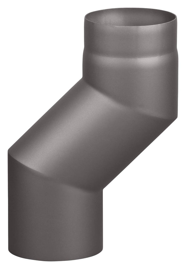 Rauchrohr Ø150mm Versatzbogen 120mm gussgrau Ofenrohr Kaminrohr Bogen Versatz 12cm Gussgrau, Bogen V