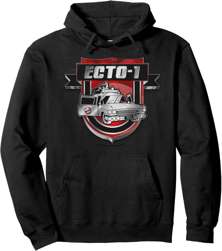 Ghostbusters Ecto-1 Shiny Badge Pullover Hoodie