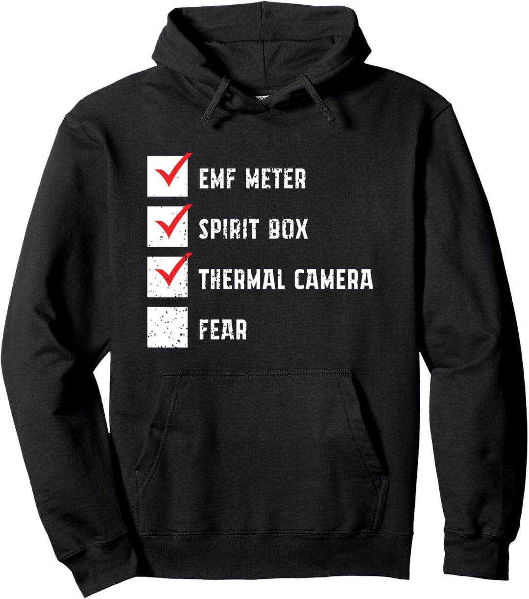 Funny Paranormal Investigators Ghost Hunter Novelty Pullover Hoodie