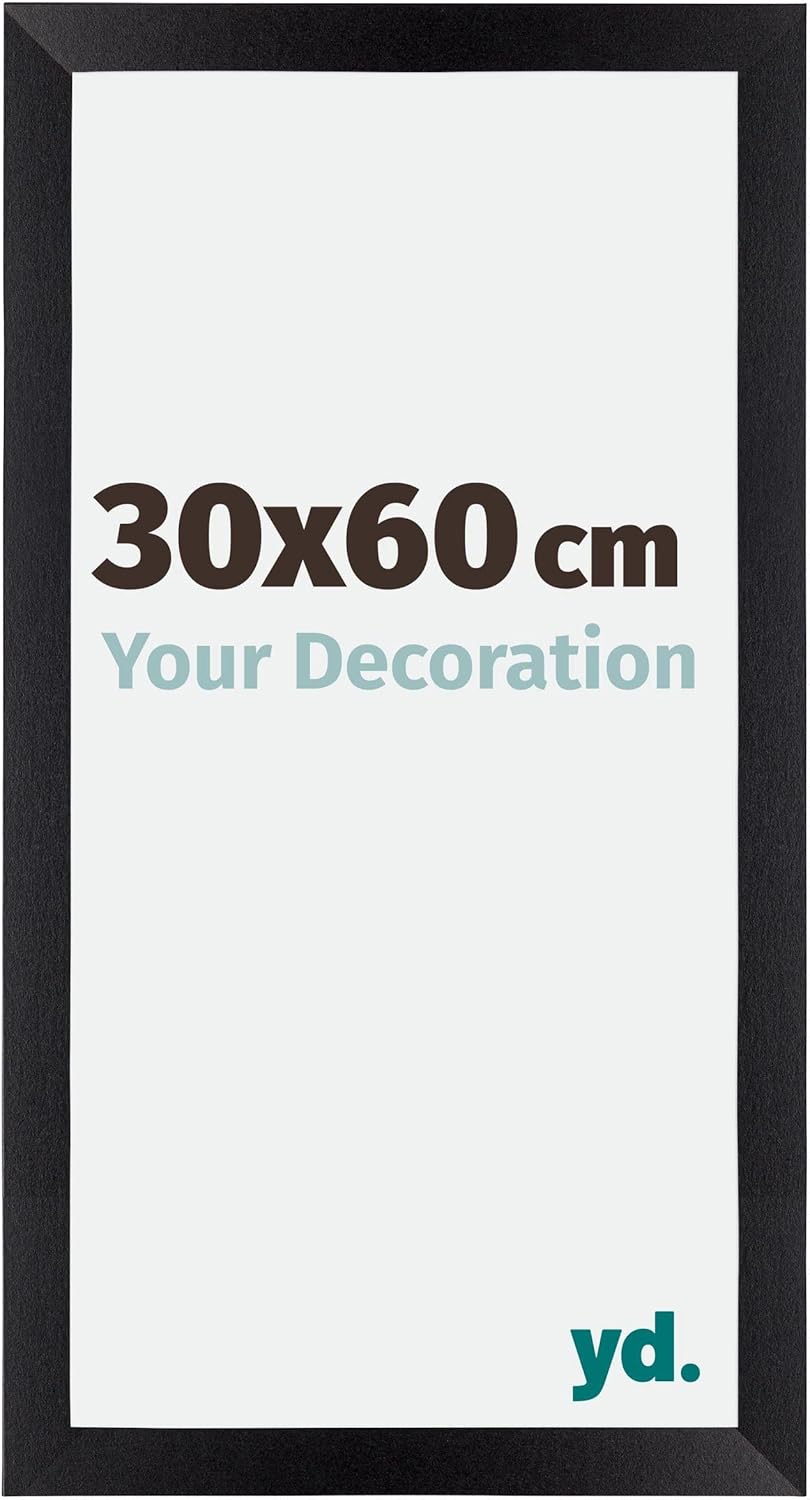 yd. Your Decoration - Bilderrahmen 30x60 cm - Bilderrahmen aus MDF mit Acrylglas - Antireflex - Ausg