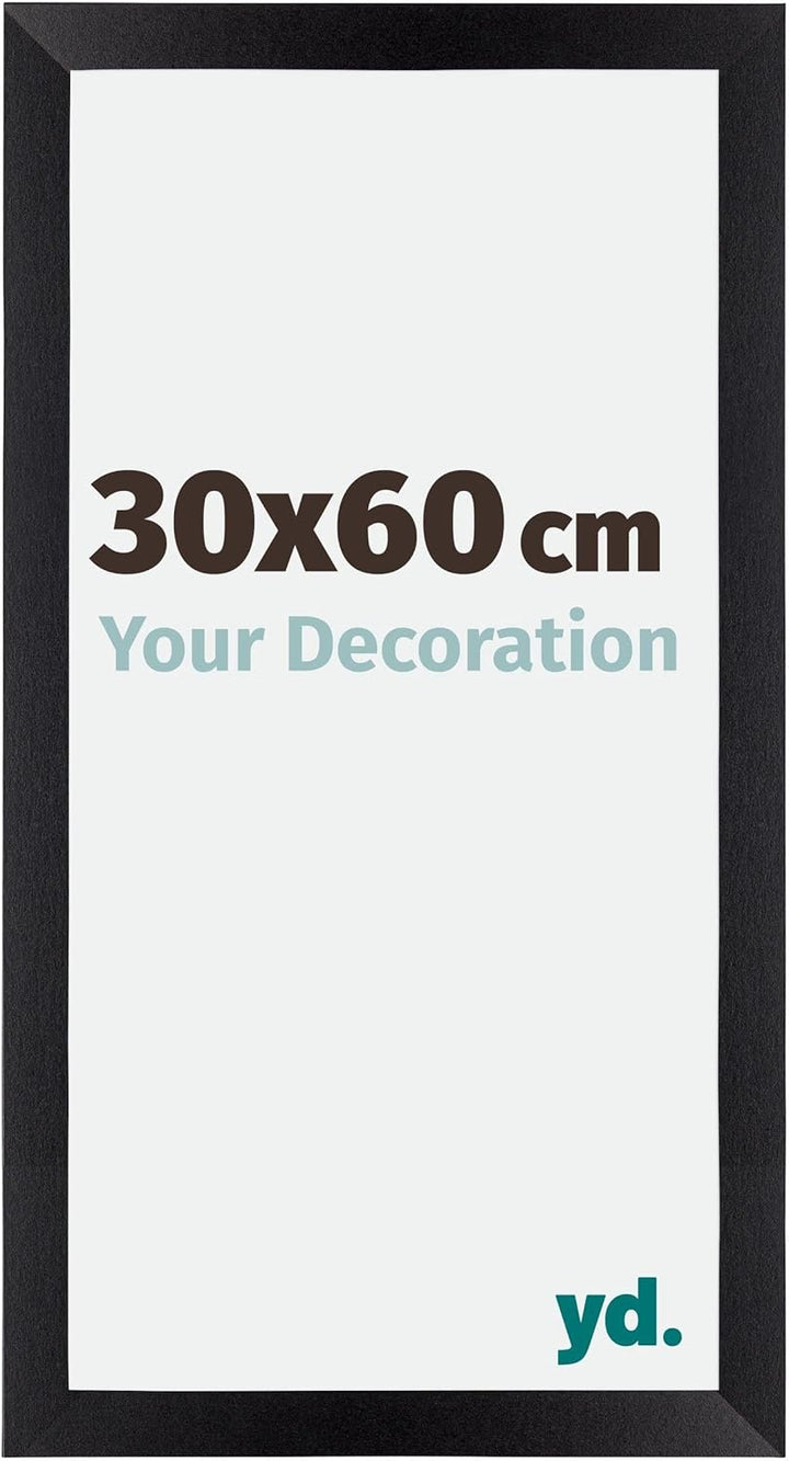 yd. Your Decoration - Bilderrahmen 30x60 cm - Bilderrahmen aus MDF mit Acrylglas - Antireflex - Ausg
