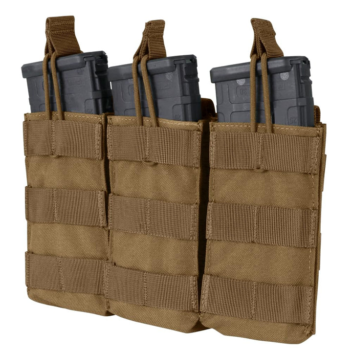 Condor Magazintasche Open Top Triple M4 Coyote, Coyote