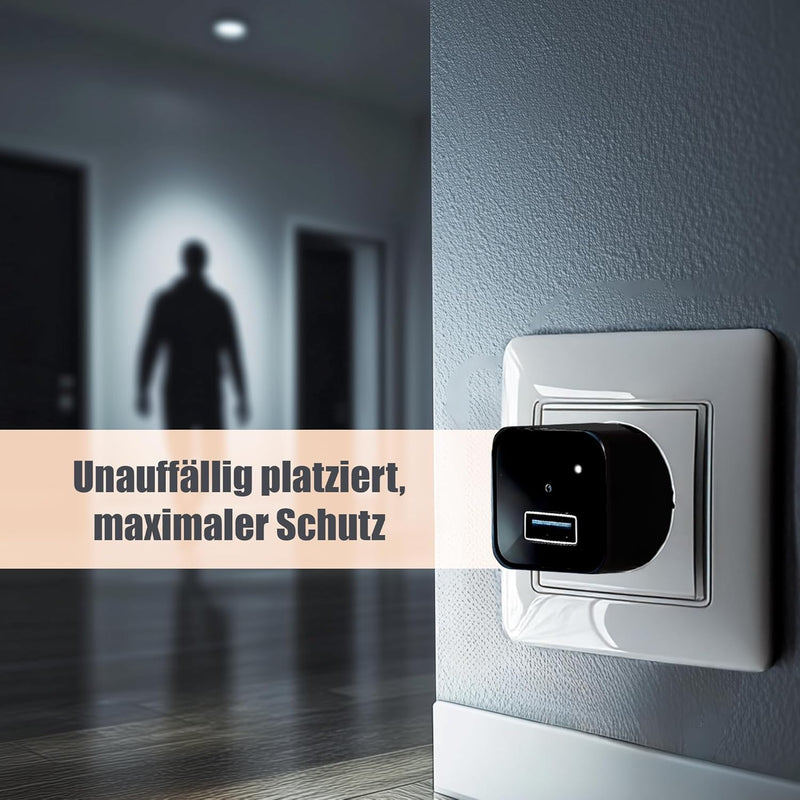 KOBERT GOODS Getarnte Full HD 1080P Überwachungs-Kamera M1B versteckt in Ladegerät Spionage-Camera f