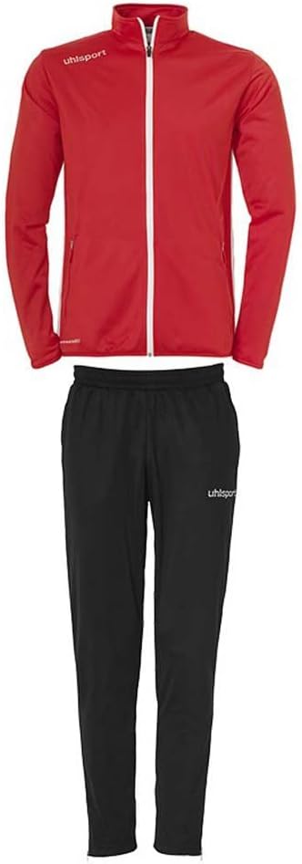 uhlsport ESSENTIAL Classic Trainingsanzug für Herren, Jugendliche & Kinder, klassischer Sport-Anzug,