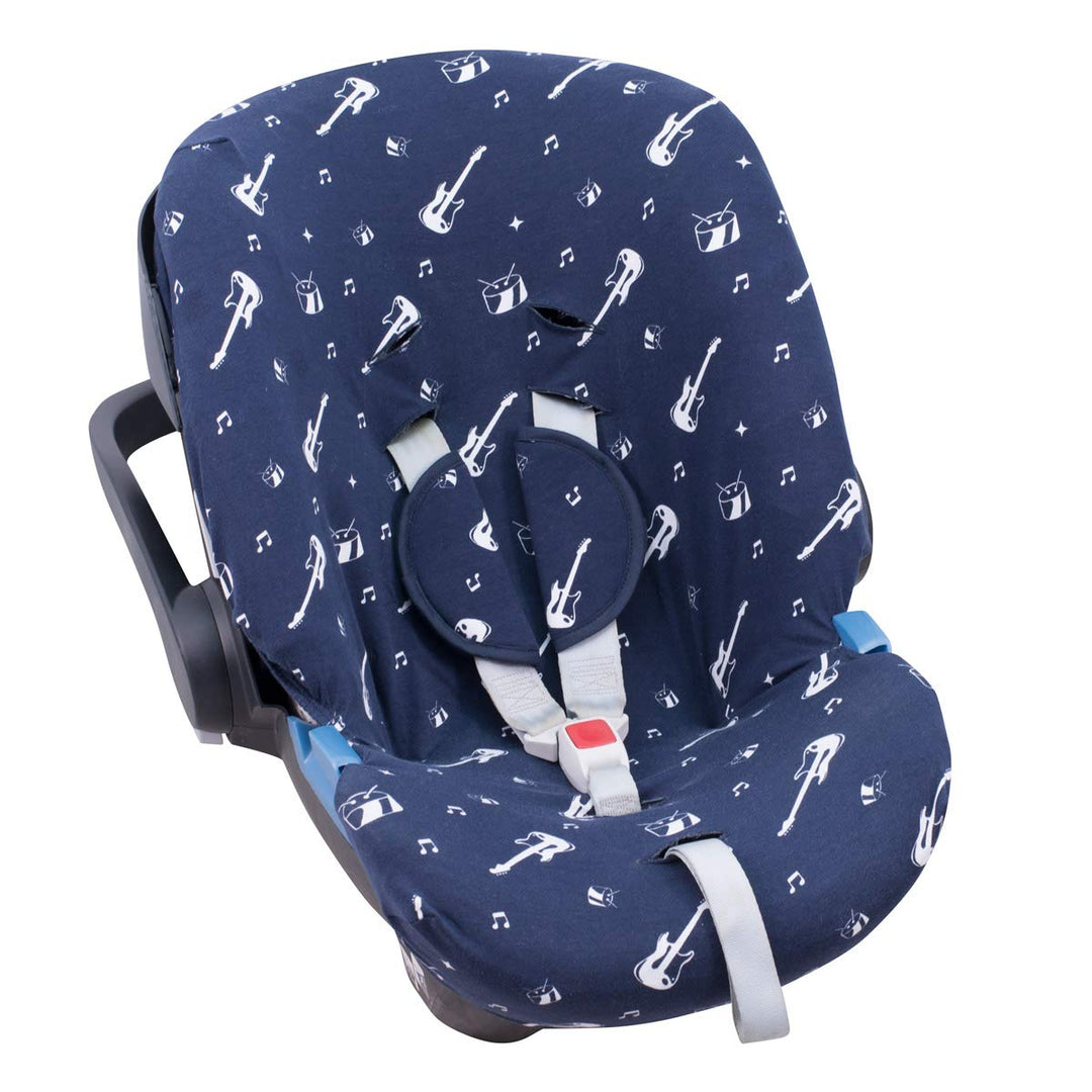 JYOKO Kids Bezug für Autositz kompatibel mit Cybex Aton Cloud- Q-M-2-4-5, aus Baumwolle (Aton 2, Roc