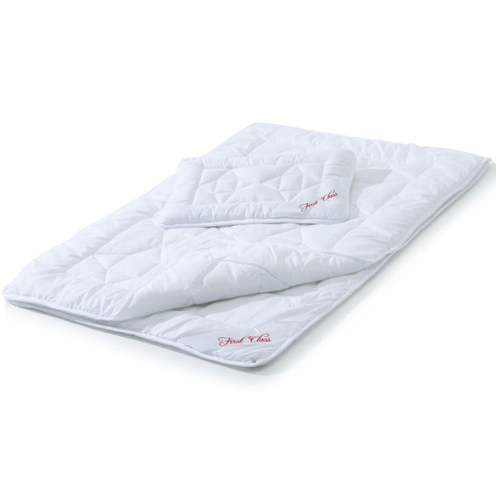 CelinaTex First Class Kinder Bettdecke 100 x 135 cm 4 Jahreszeiten Decke Set mit Kopfkissen 40 x 60
