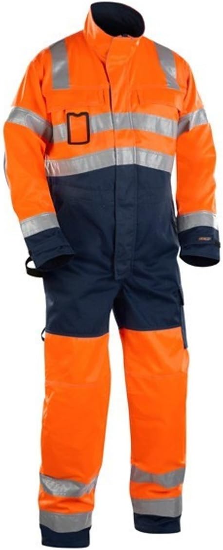 Blaklader 63731804 INSGESAMT HOHE VISIBILITÄT, Gelb/Marine, grootte C46 High Vis Gelb/Maroon Blau C4