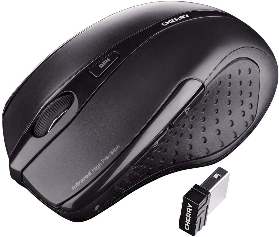 CHERRY MW 9100, kabellose und wiederaufladbare Maus, wahlweise Verbindung über Bluetooth oder 2,4 GH