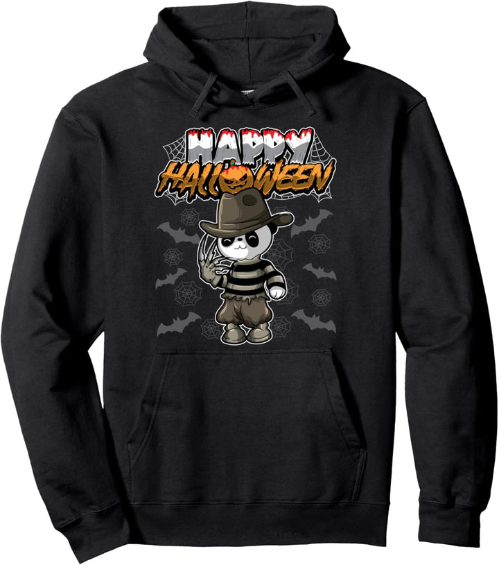 Happy Halloween - Verkleideter Panda - Halloween Kostüm Pullover Hoodie
