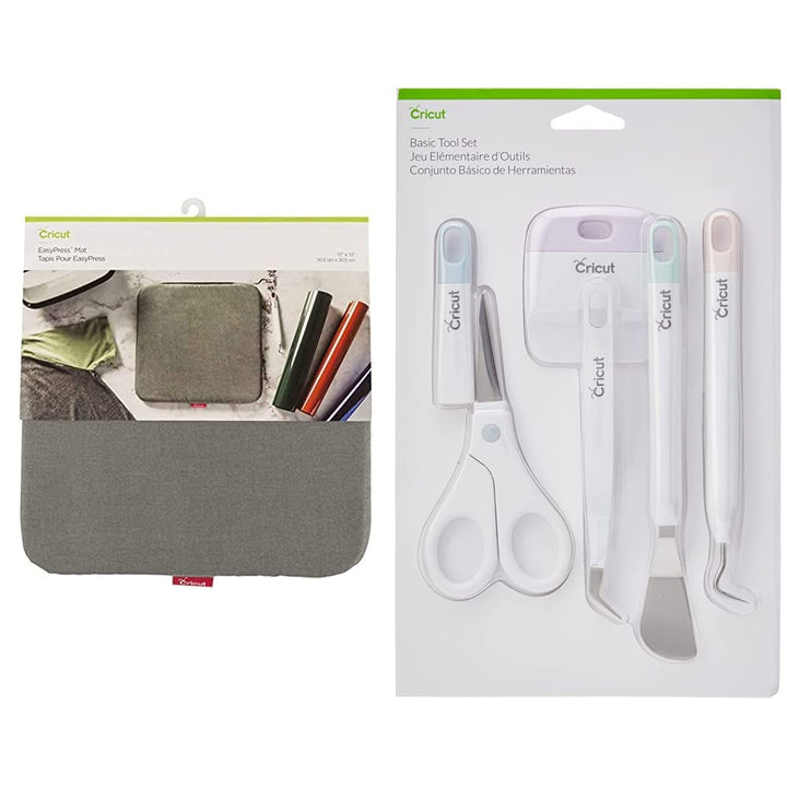 Cricut 2006053 EasyPress-Schneidematte, x 30,5 cm (12" x 12"), Grau, 30,5, PC2006053, 30,5 x 30,5 cm
