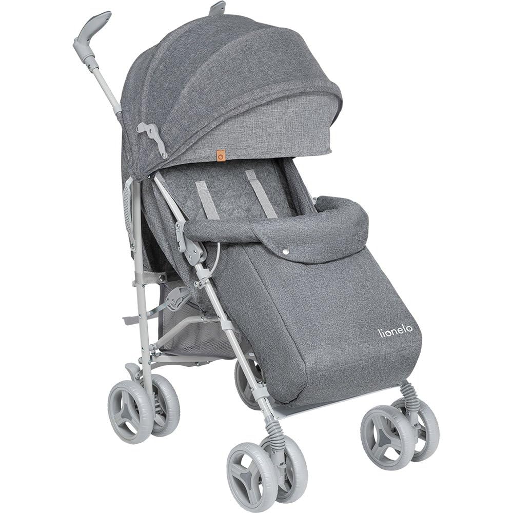 LIONELO Irma Kinderwagen bis 15 kg, Kinderwagen, leichter moderner Kinderwagen mit Liegefunktion, fa