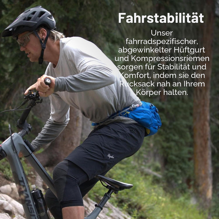 Osprey Seral Unisex Lumbal-Tasche O/S - Fassungsvermögen 7L Schwarz, O/S - Fassungsvermögen 7L Schwa