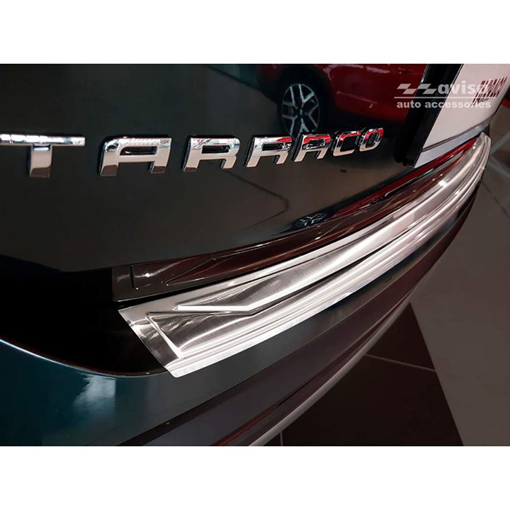 Avisa Edelstahl Heckstossstangenschutz kompatibel mit Seat Tarraco 2019-