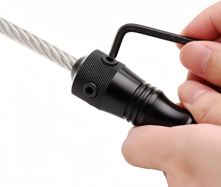 Survival Gross ++ Kubotan mit Whip | Selbstverteidigung | Fensterbrecher Punch mit PU-Leder Aufbewah