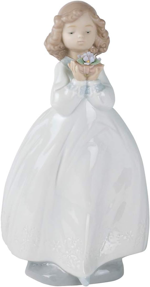 NAO Porzellanfigur Blumenmädchen