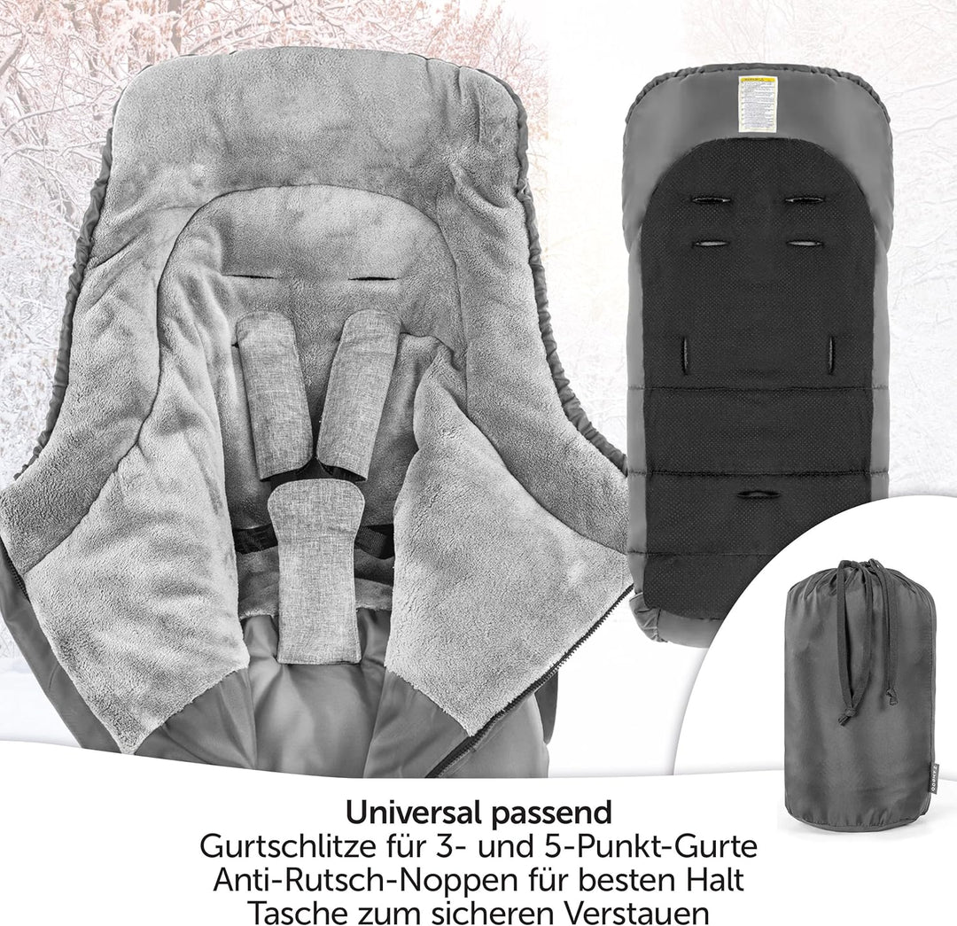 Zamboo Fusssack für Joie Buggy Sportwagen (passend für Litetrax, Mytrax, Chrome) - Winterfusssack fü