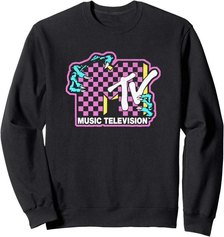 MTV Checkered Zombie Hands Sweatshirt