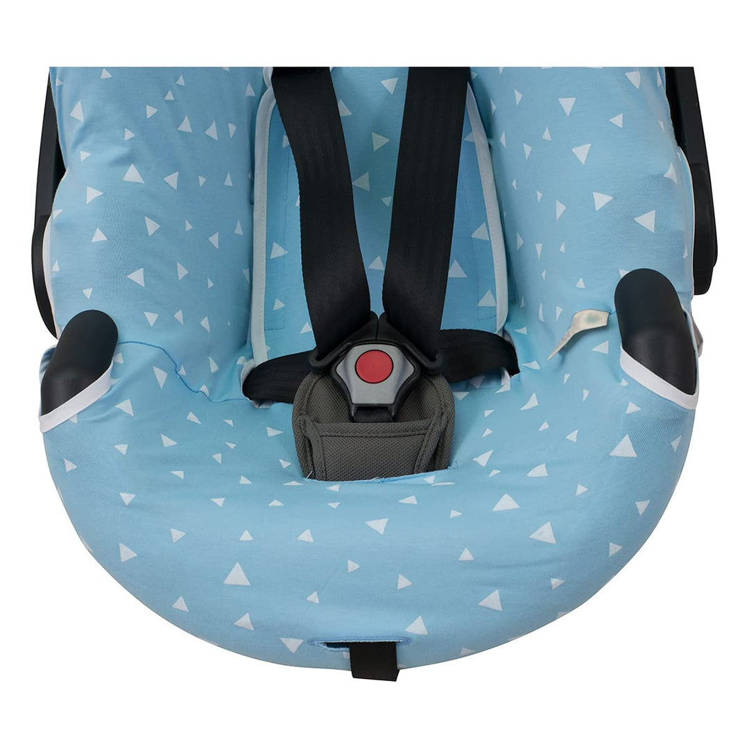 JYOKO Kids Bezug Kompatibel mit BeSafe iZi Go (Blue Sparkles), Blue Sparkles