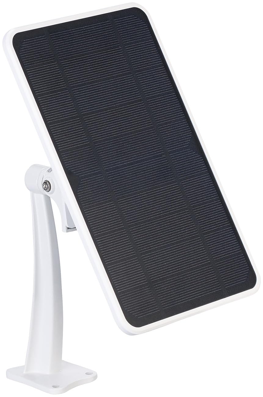 VisorTech Solarpanel 5V mit Akku: 5,5-Watt-Solarpanel mit 5.000-mAh-Powerbank, 5V, für IP-Kameras u.