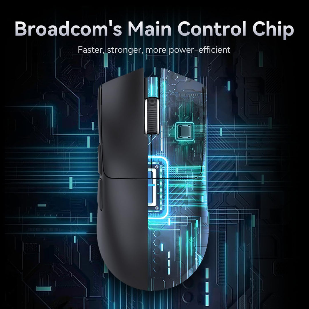 ATTACK SHARK X11 Gaming Mouse mit Magnetic Charging Dock, PixArt PAW3311 Gaming Sensor, BT/2.4G Wire