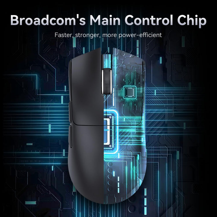 ATTACK SHARK X11 Gaming Mouse mit Magnetic Charging Dock, PixArt PAW3311 Gaming Sensor, BT/2.4G Wire