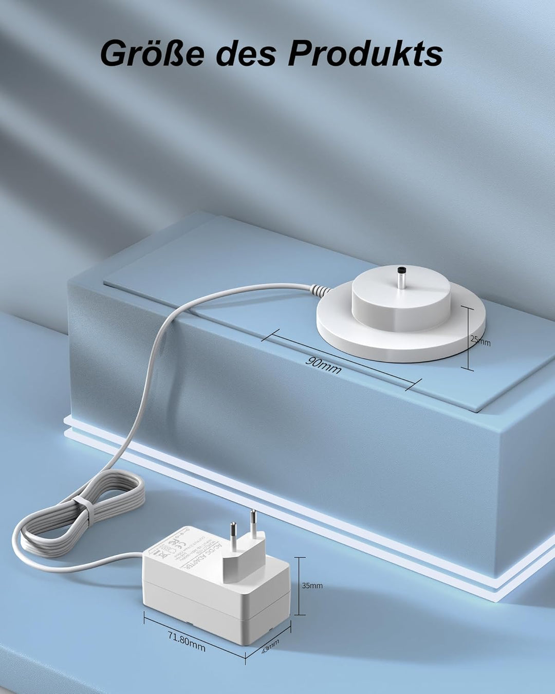 Ladestation 9V für Toniebox,für Original Ersetzen Toniebox externen Stereolautsprechern Ladegerät La