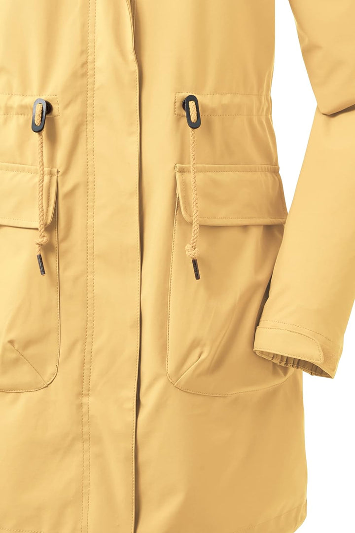 G.I.G.A. DX Damen Gs 99 Wmn Sftshll Prk Casual Softshell Parka mit Kapuze 36 gebranntes gelb, 36 geb