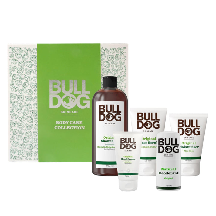 BULLDOG Skincare - Body Care Collection, Geschenkset für Männer (x1 Original Duschgel 500ml, x1 Gesi