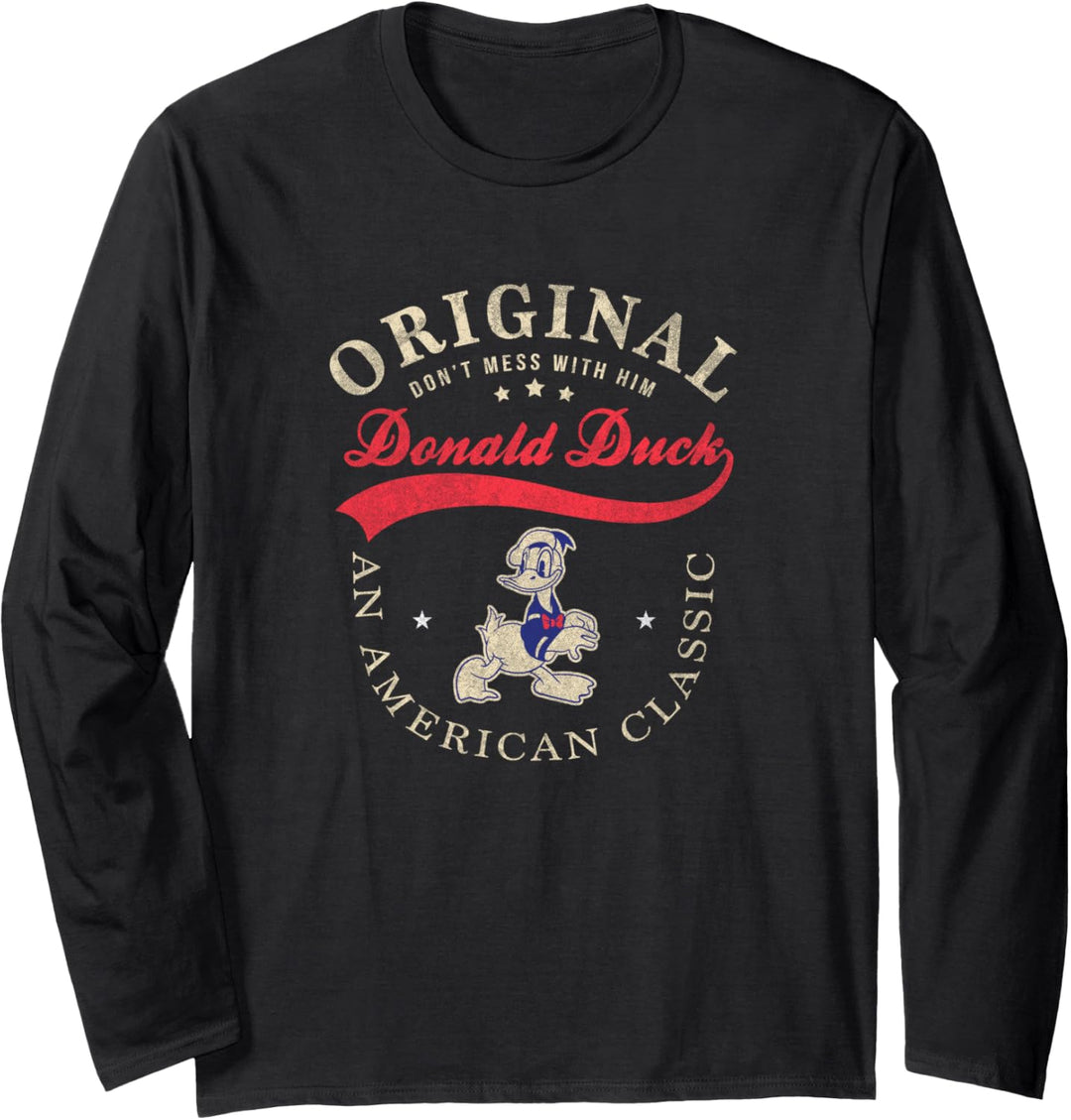 Disney Donald Duck Classic The Original Don't Mess With Him Langarmshirt