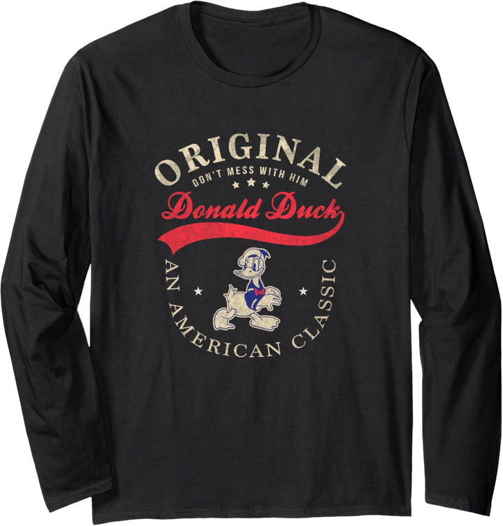 Disney Donald Duck Classic The Original Don't Mess With Him Langarmshirt