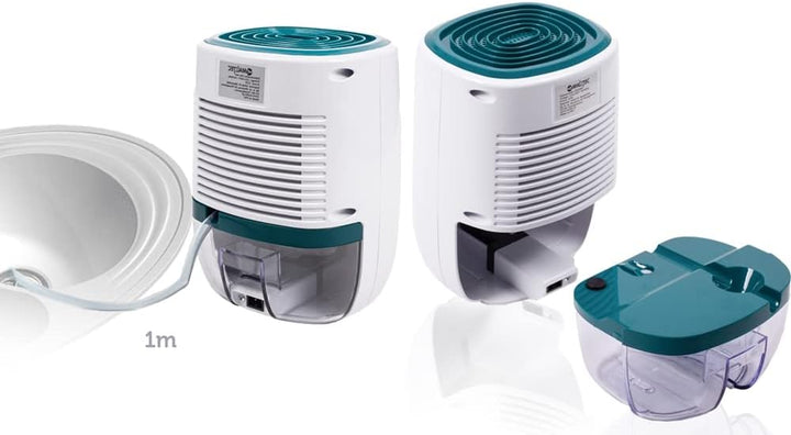 MalTec Luftentfeuchter DH-800 | 800ml Tank | Tragbarer Lufttrockner | gegen Feuchtigkeit Schmutz & S