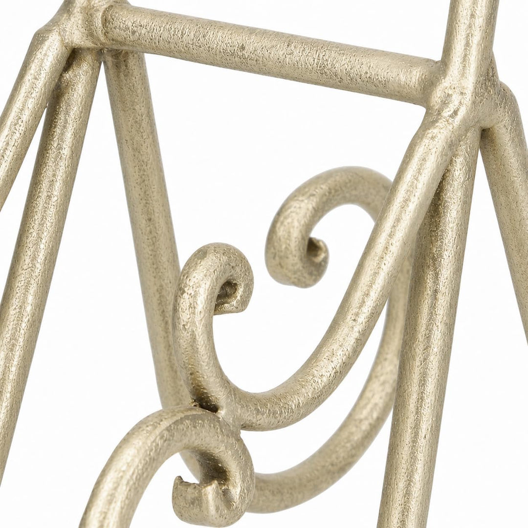 Deco 79 Traditional Metal Easel Staffelei, Eisen, braun, 5" x 8" x 9" 5" x 8" x 9" Braun, 5" x 8" x