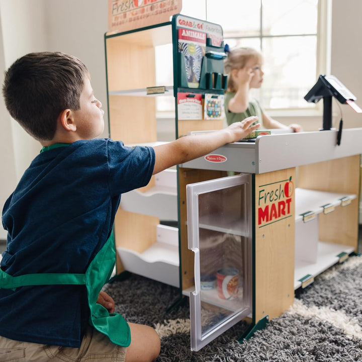 Melissa & Doug Lebensmittelgeschäft Spielzeug | Rollenspiel | Holzspielzeug | Grosse Spielsets für K