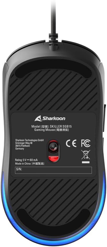 Sharkoon Skiller SGB15 Combo, RGB Gaming Keyboard & Gaming Maus