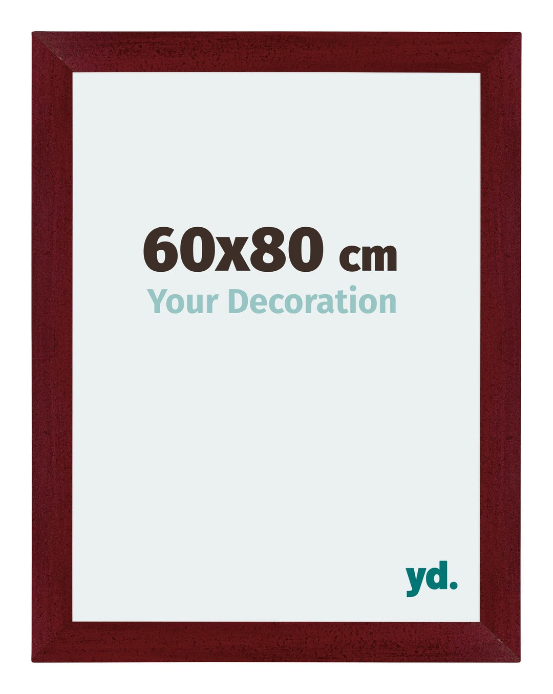 yd. Your Decoration - Bilderrahmen 60x80 cm - Bilderrahmen aus MDF mit Acrylglas - Antireflex - Ausg