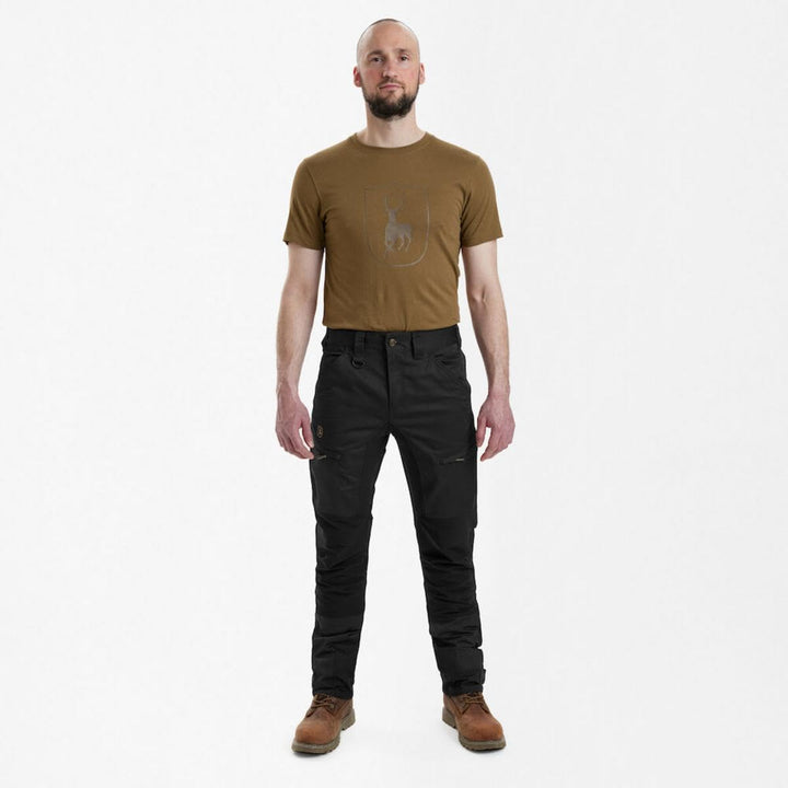 Deerhunter Rogaland Stretchhose Kontrast schwarz