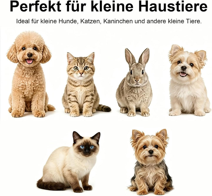Hundetragetasche Bis 10 Kg, Freihändige Front Hunderucksack mit Verstellbarem Gurt, Bequeme Hunde Tr