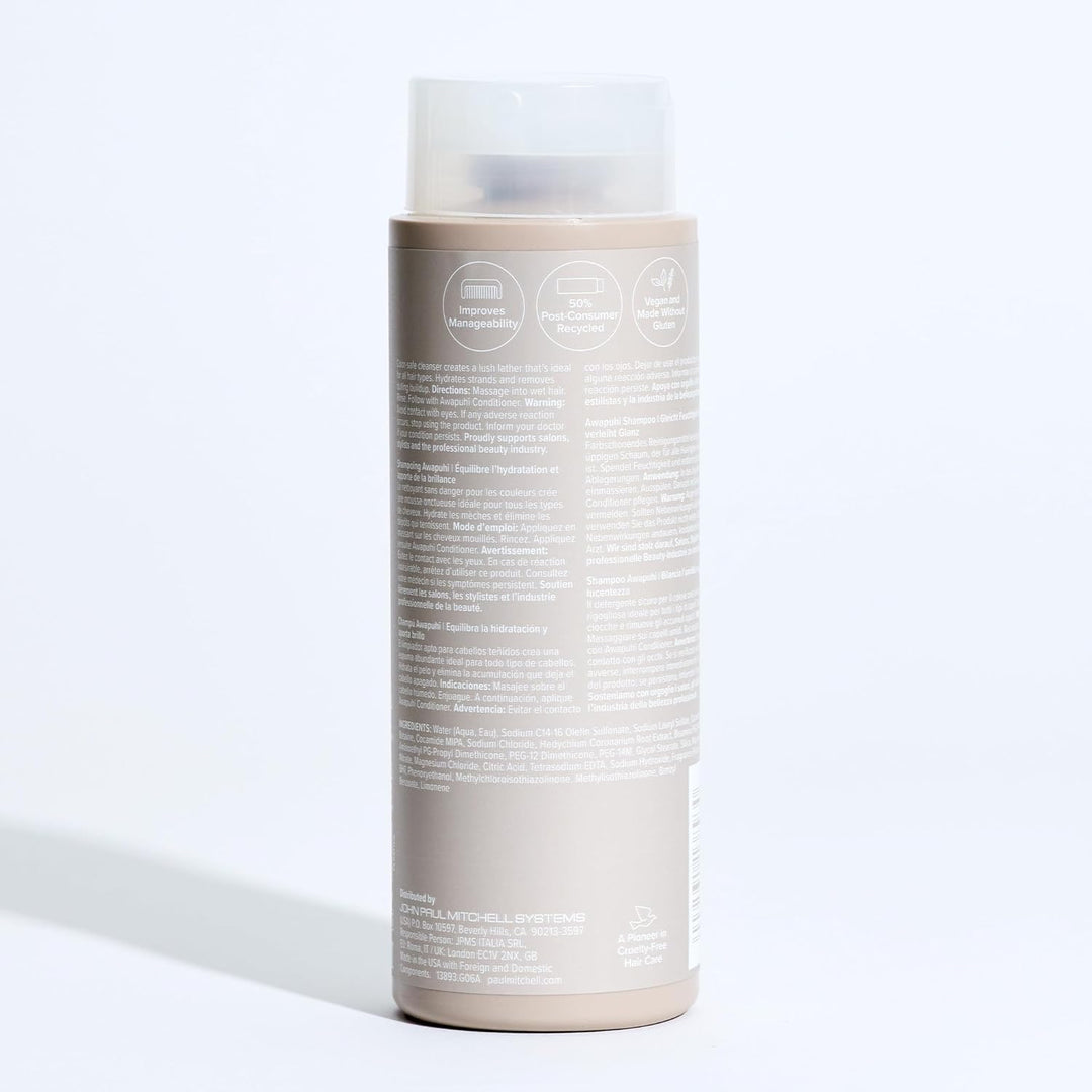 Paul Mitchell Awapuhi Shampoo - Haarwäsche in Friseur-Qualität für alle Haartypen, reichhaltiges Feu