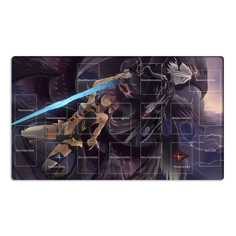 Mlikemat ZD014-437-A Spielmatte Darklord Ixchel, CCG TCG Sammelkartenspielmatte und kostenlose Tasch