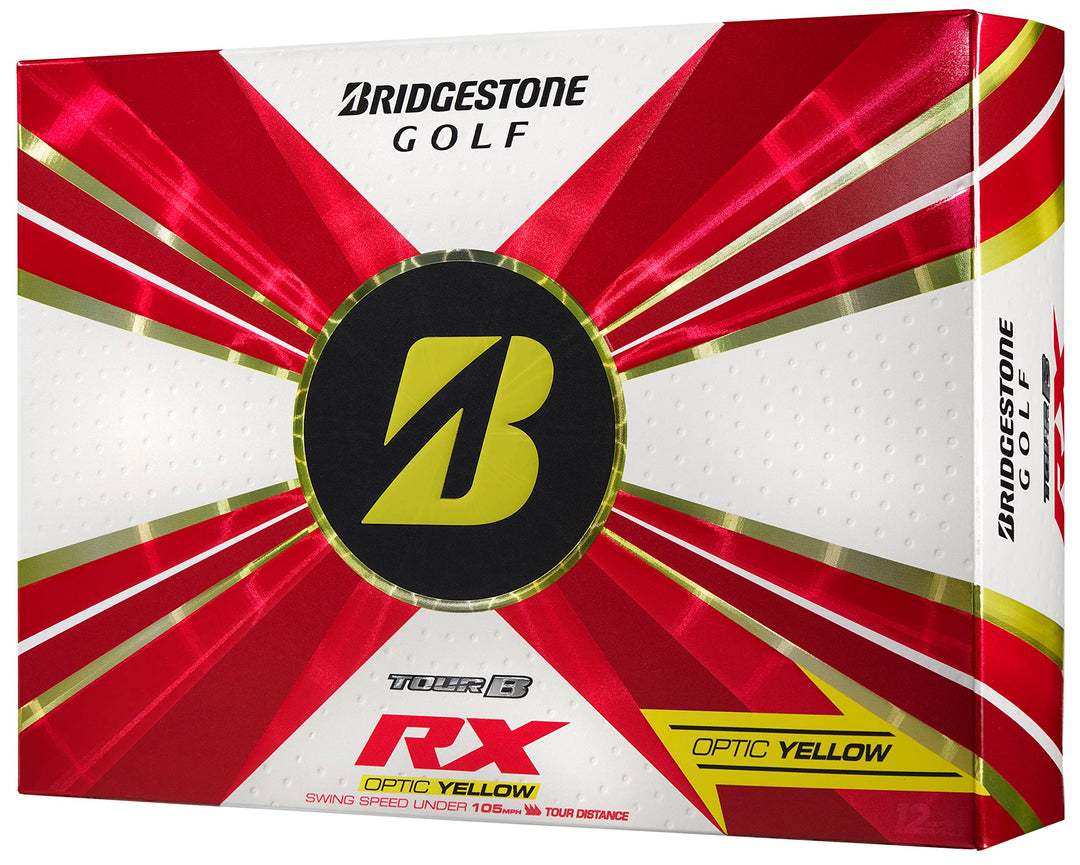 Bridgestone Golf 2022 Tour B RX Golf Balls (One Dozen) gelb, gelb