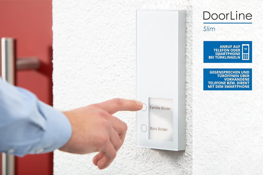 DOORLINE 150700 Slim Türstation. Macht TK-Anlage/Router zur Türsprechanlage, erweiterbar zur Video-S
