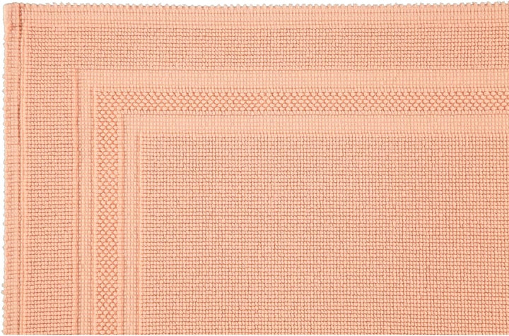 RHOMTUFT Badteppich Gala eckig 60 x 90 cm Farbe: Peach Peach - 405 60x90 cm, Peach - 405 60x90 cm