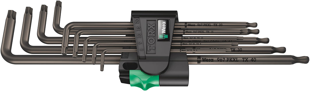 Wera 05024460001 967/9 TX XL 1 Winkelschlüsselsatz, lang, 9-Teilig