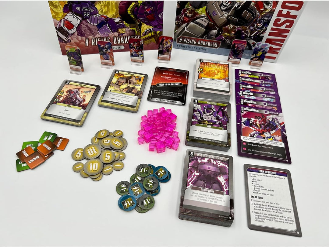 Renegade Game Studios RGS02342 Transformers Deck-Building Game: A Rising Darkness Expansion Spiel
