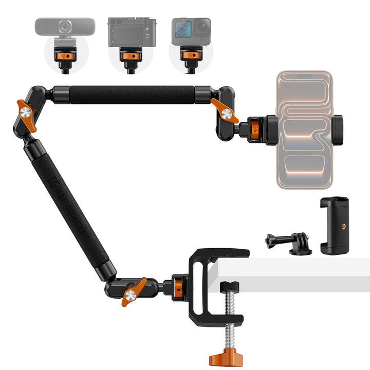 K&amp;F CONCEPT 22 Zoll Magic Arm mit Super Klemme für Tisch