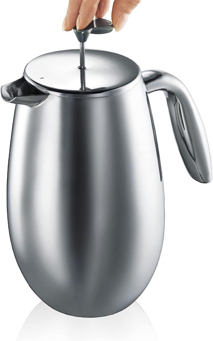 Bodum columbia Kaffeebereiter (Doppelwandig, Edelstahl, Spülmaschinengeeignet, 0,35 liters) shiny Sh