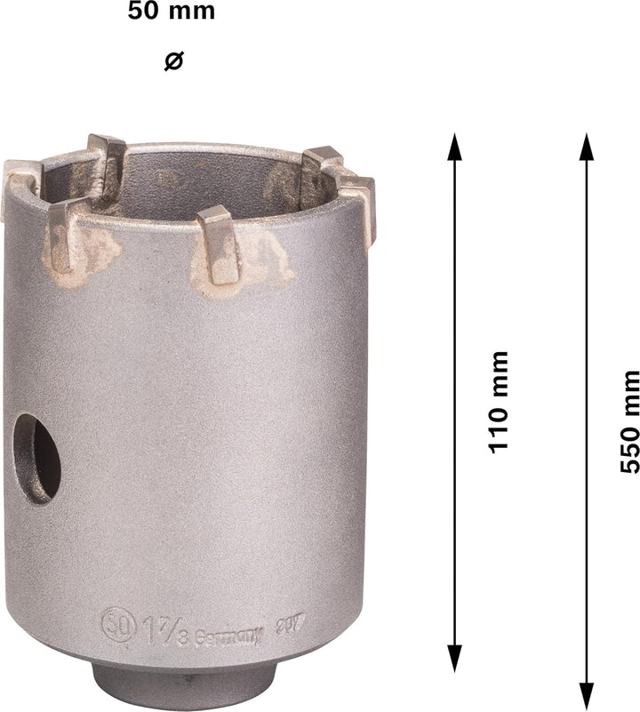 Bosch Professional Hohl-Bohrkrone SDS-plus-9 Core Cutter (Ø 50 mm), 50 mm