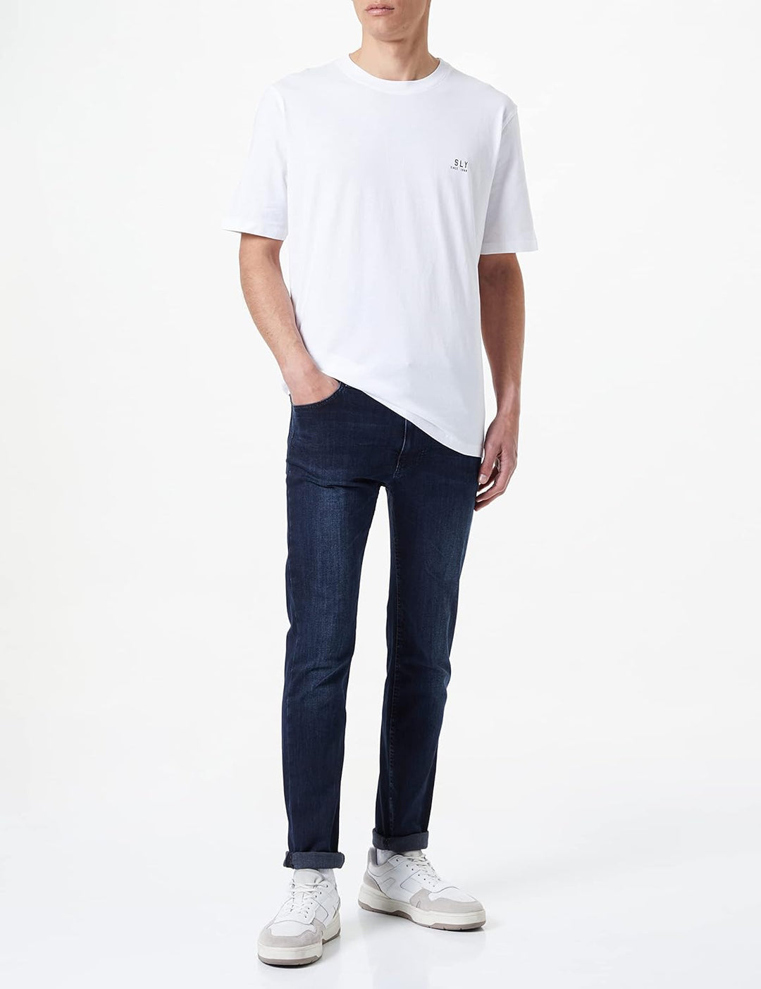 SISLEY Herren Jeans 30 Dark Blue Denim 902, 30 Dark Blue Denim 902