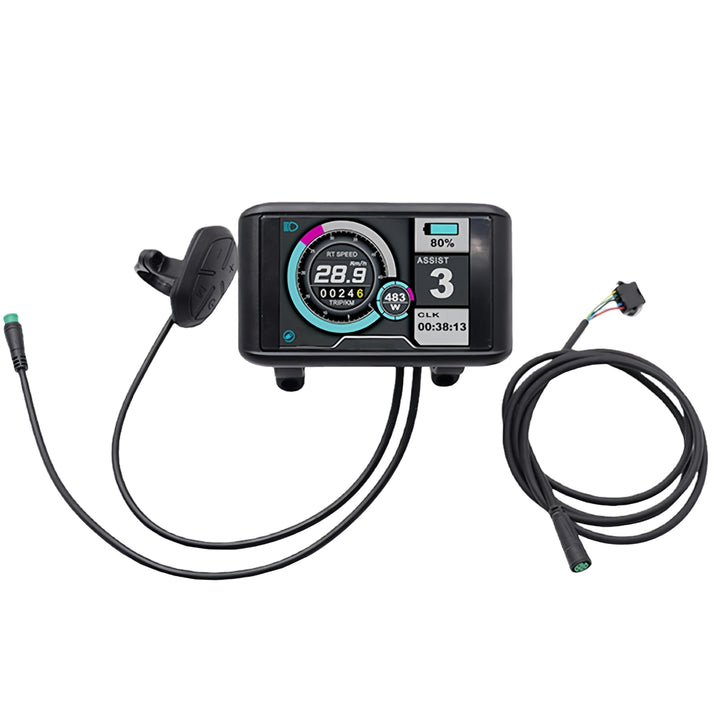 Elektrofahrrad UKC1 / UKC1+ LCD-Farbdisplay, kompatibel mit APT-Protokoll, mit SM/wasserdichtem Stec